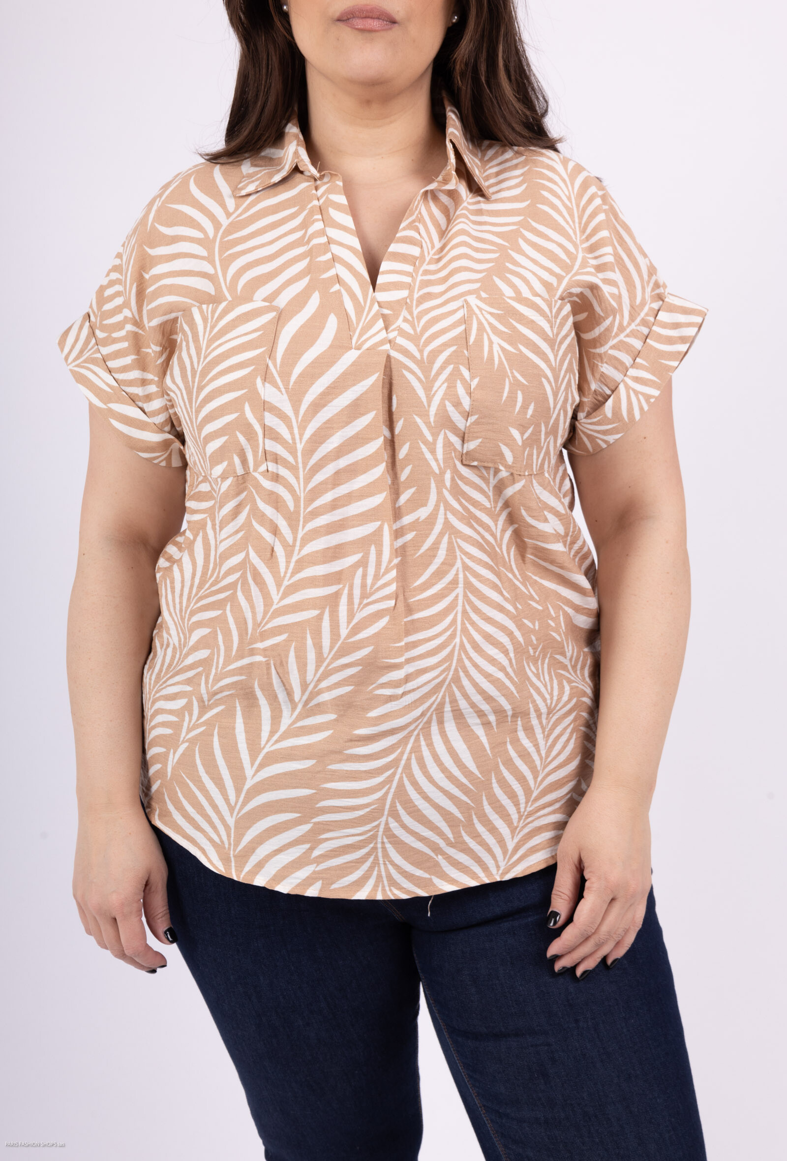 Wholesaler Christy - Top short handle printed *Lyocell *
