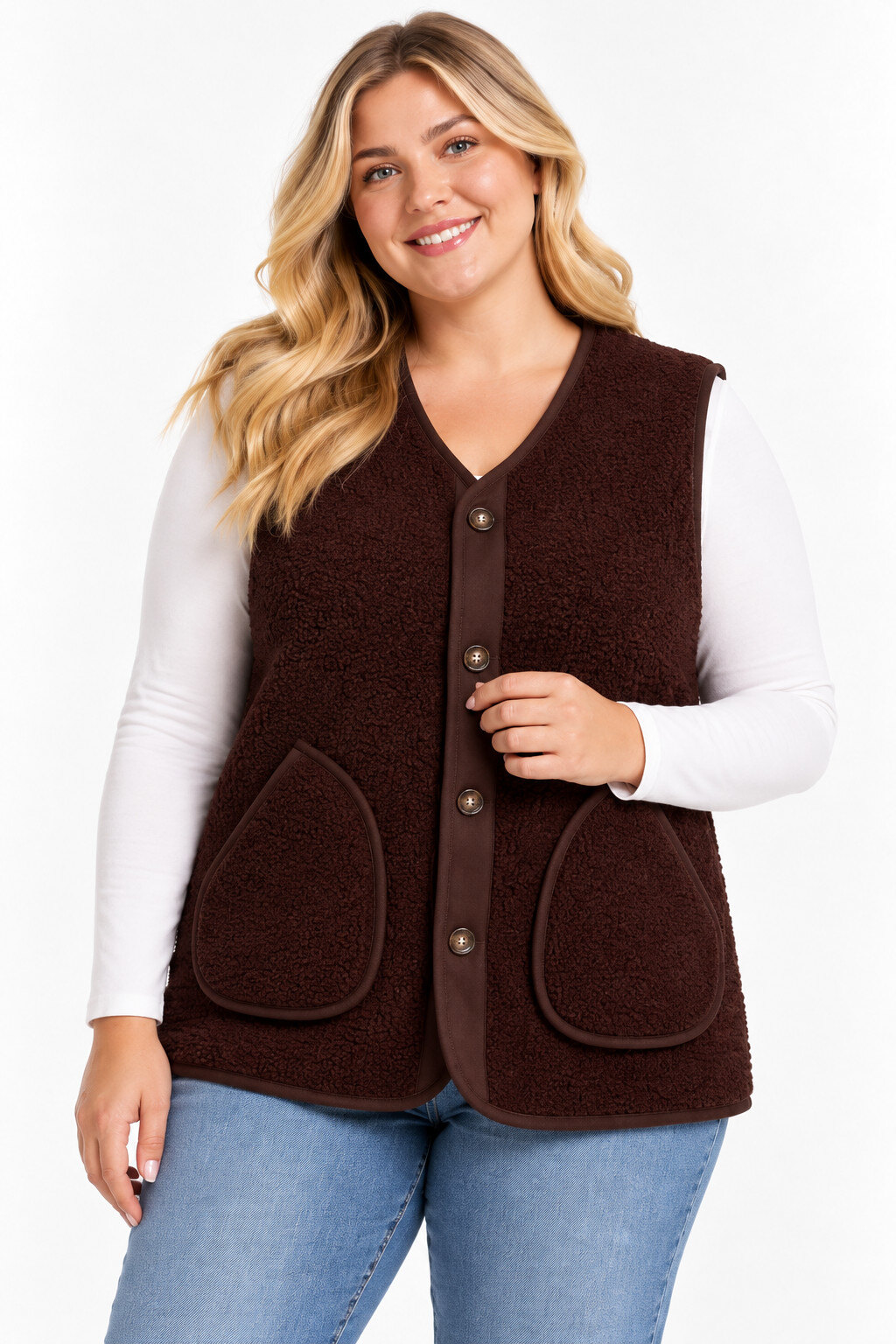 Großhändler Christy - Ärmellose Jacke