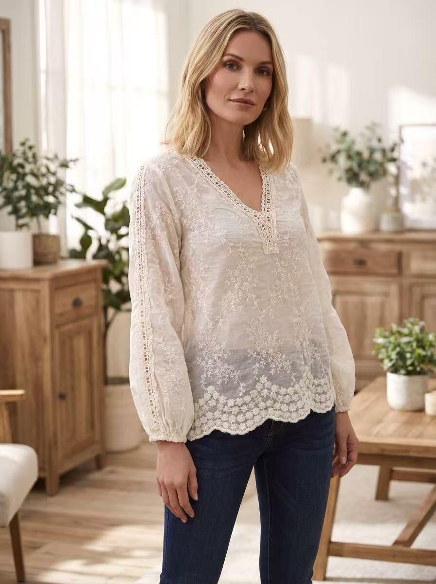 Elegant Embroidered Blouse