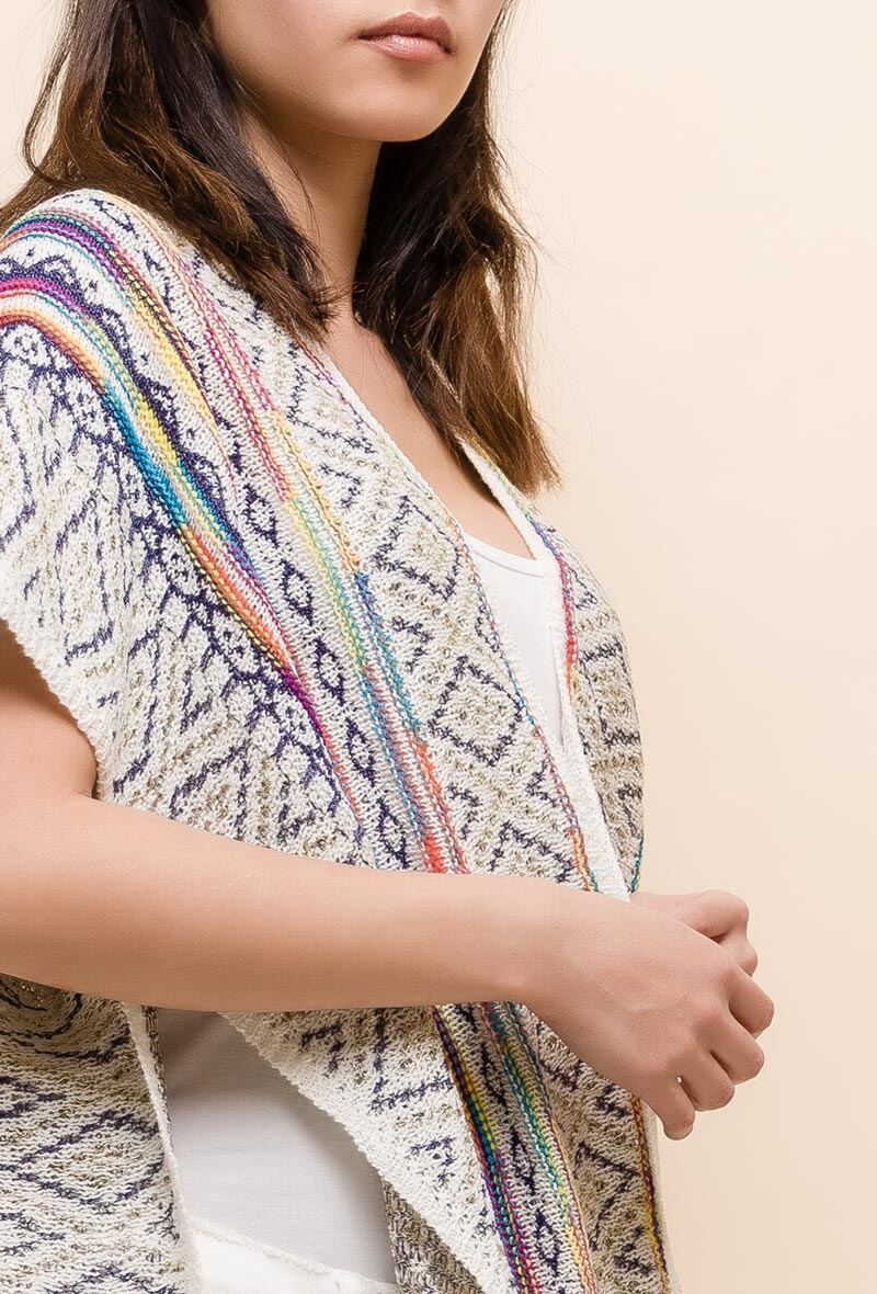 Strickjacke mit Muster - Image 2