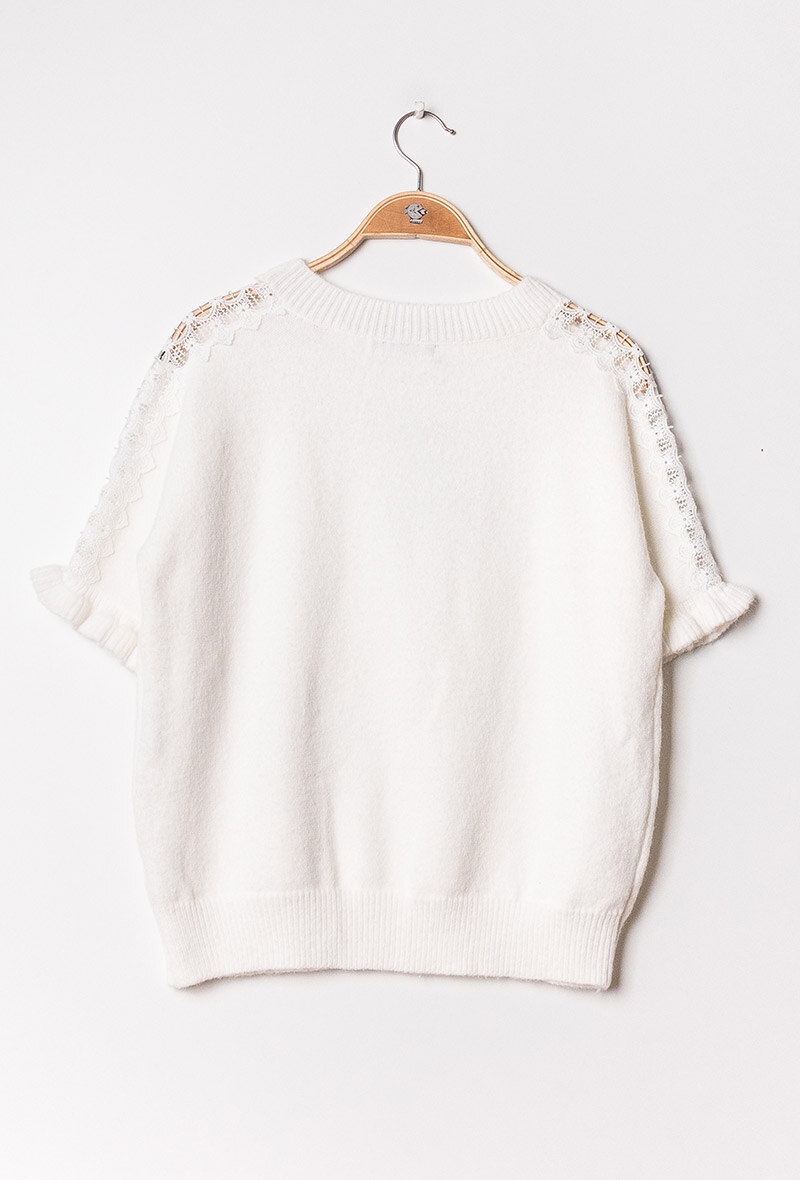 Short sleeve sweater - Image 2