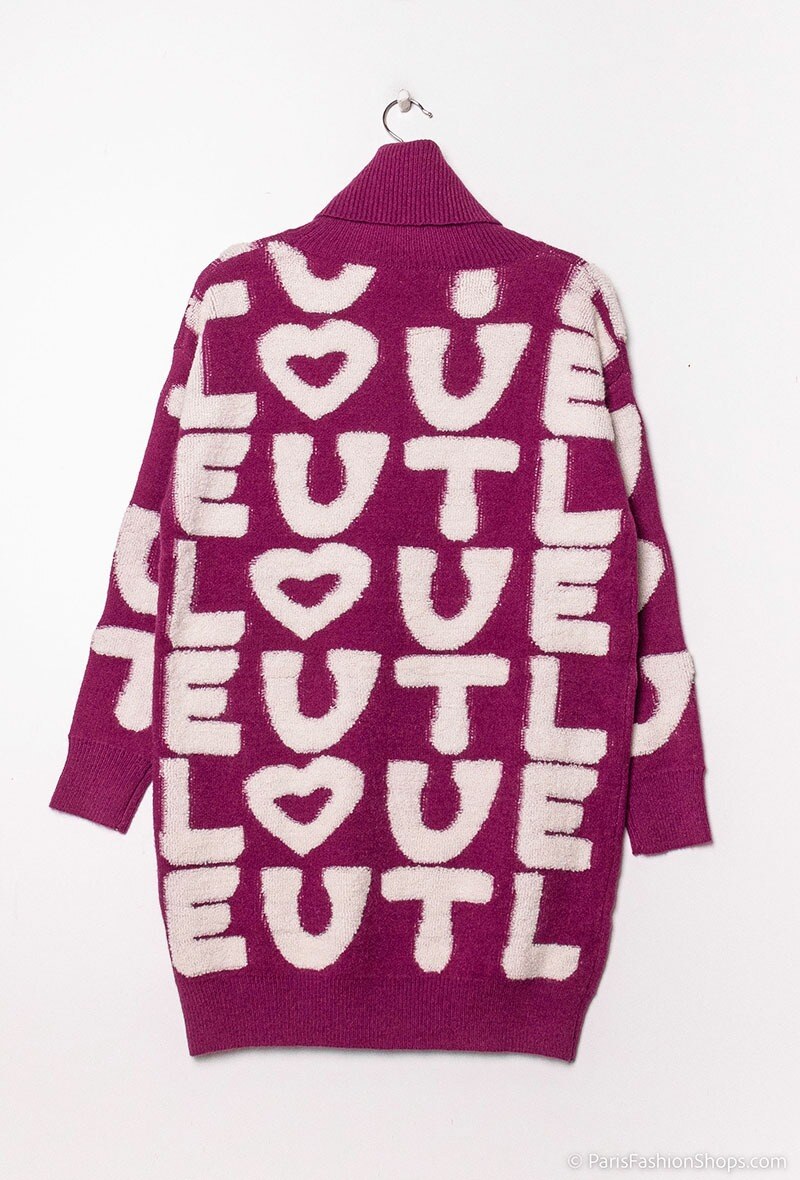 Strickkleid mit Buchstabenmotiven - Image 2