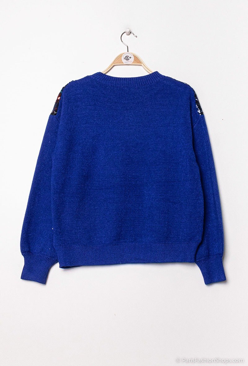 Strickpullover mit Pailletten - Image 2