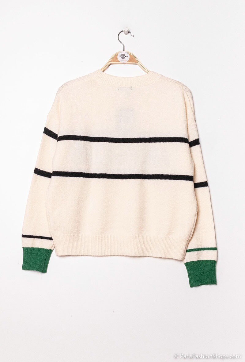 Strickpullover mit Aufschrift - Image 4