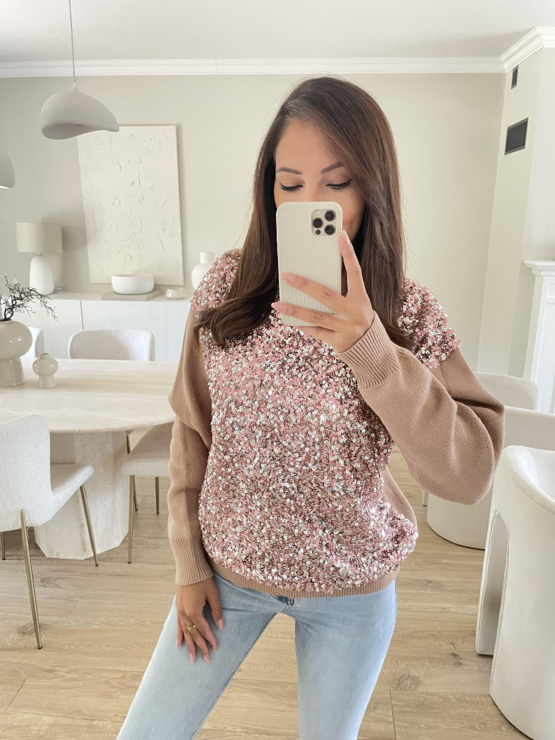Großhändler Ciao Milano - Strass-Pullover