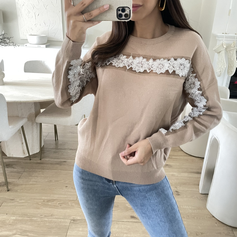 Spitzenpullover - Image 1