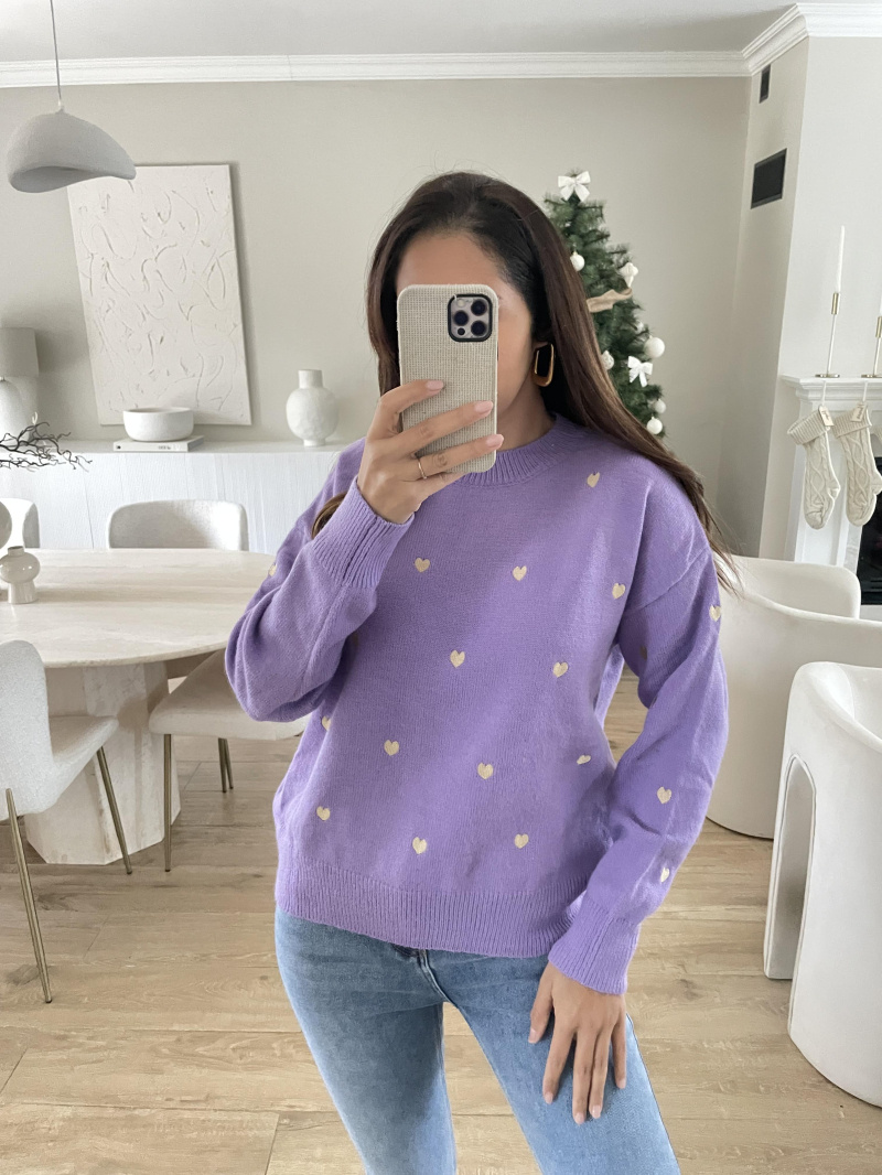 Pull avec coeur - Image 1