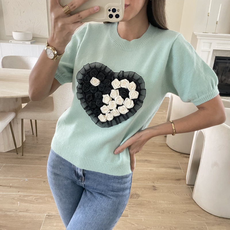 Short sleeve sweater - Image 1
