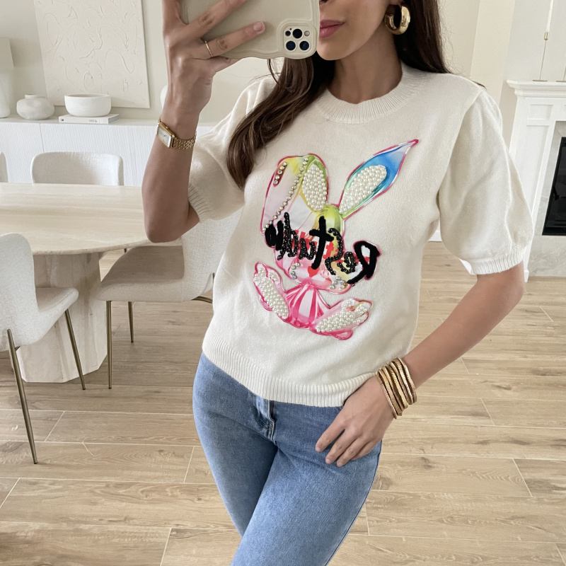 Short sleeve sweater - Image 1