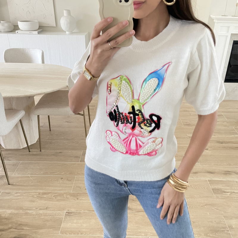 Short sleeve sweater - Image 2