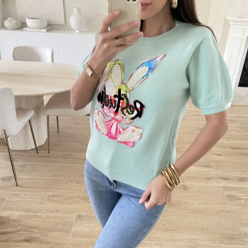 Short sleeve sweater - Image 5