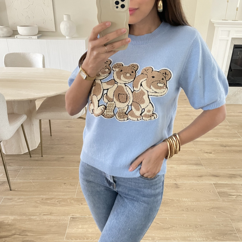 Short sleeve sweater - Image 1