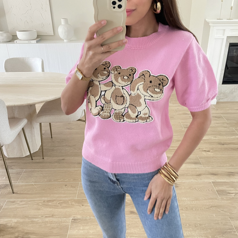 Short sleeve sweater - Image 2