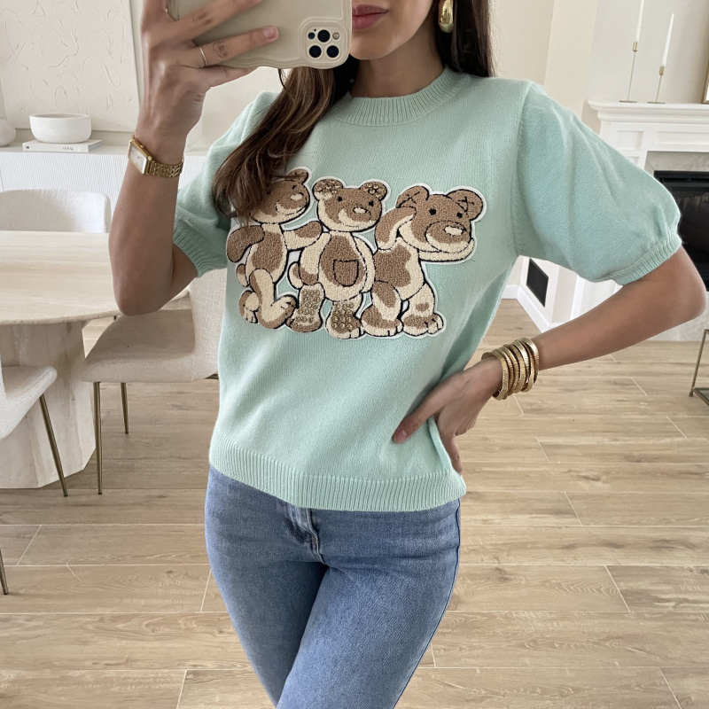 Short sleeve sweater - Image 3