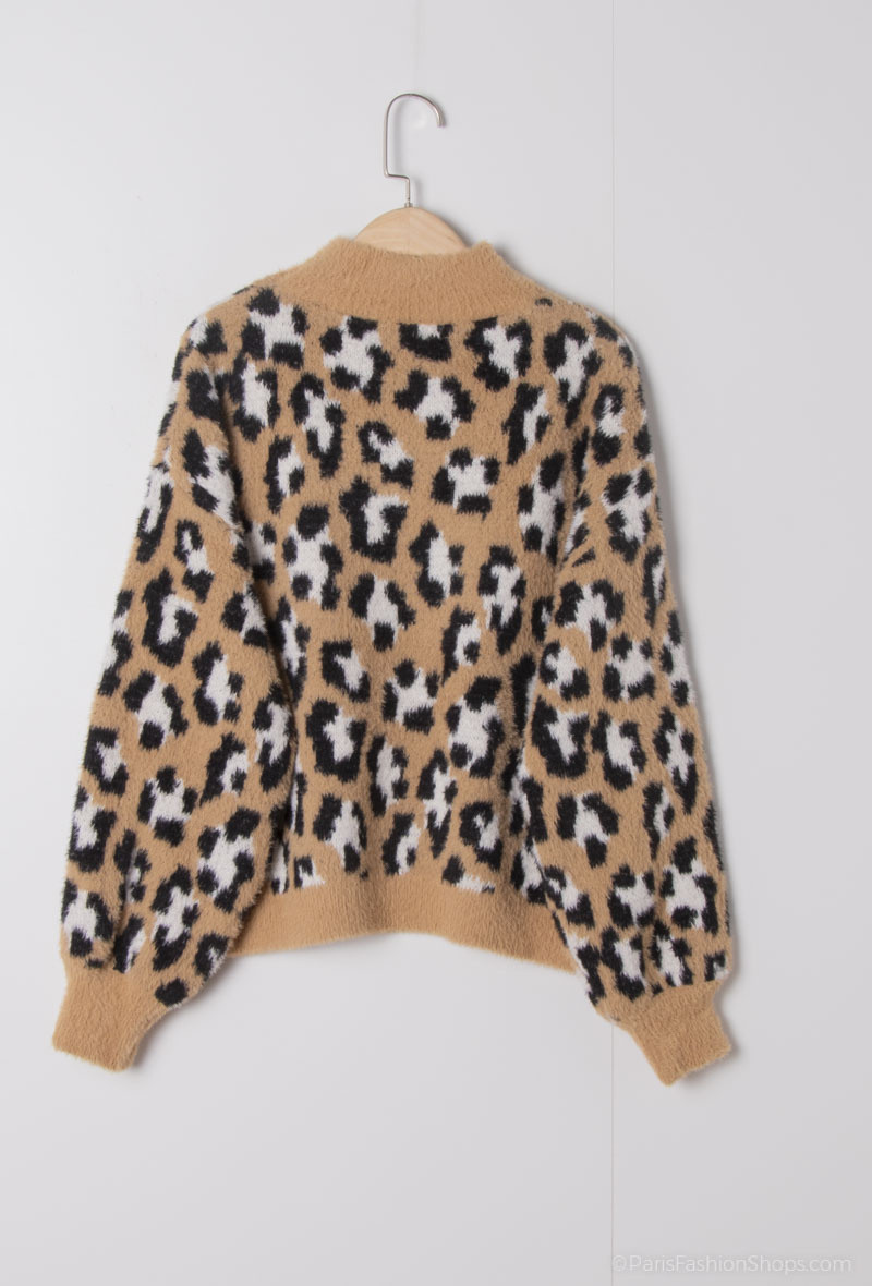 Pullover mit Leopardenmuster - Image 6