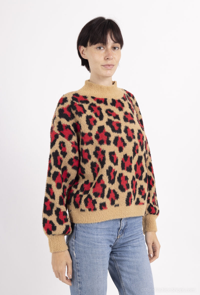 Pullover mit Leopardenmuster - Image 7