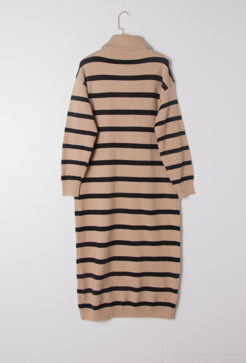 Striped Sweater Dress - Image 5