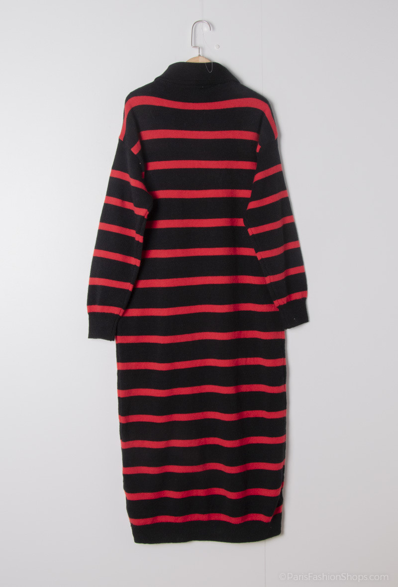 Striped Sweater Dress - Image 6