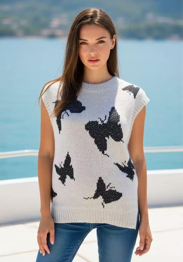 Sleeveless sweater - Image 1