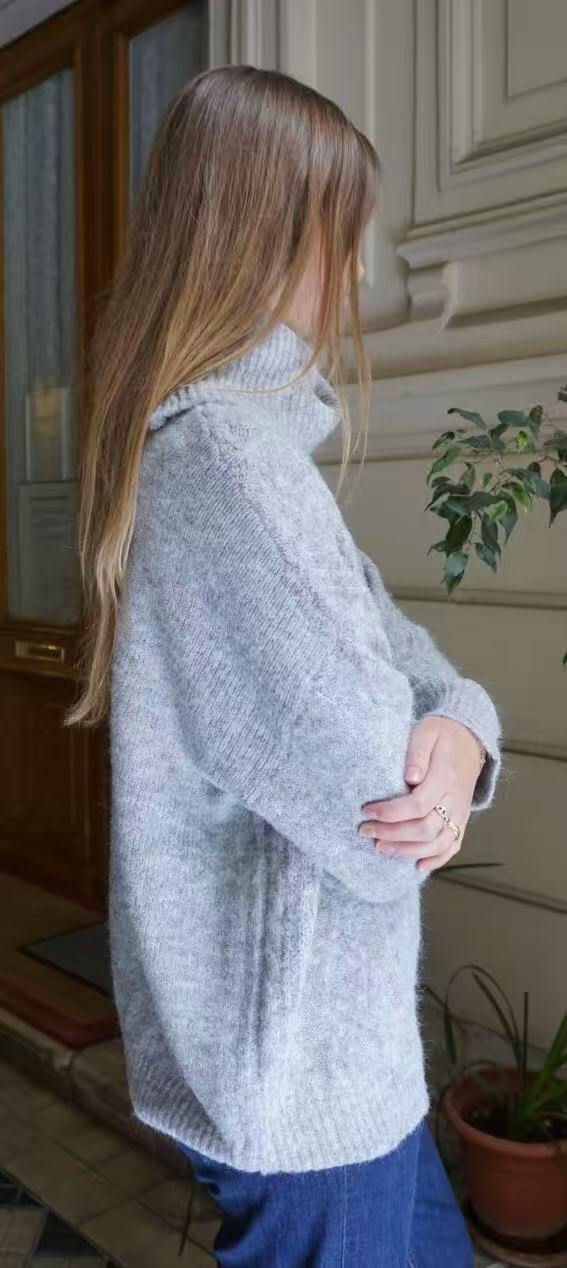 Pull Col Roulé Cocooning - Image 10