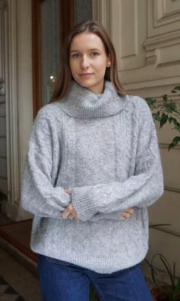 Pull Col Roulé Cocooning - Image 2
