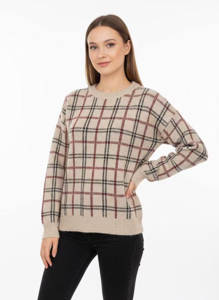 Cozy Checkered Vest - Image 2