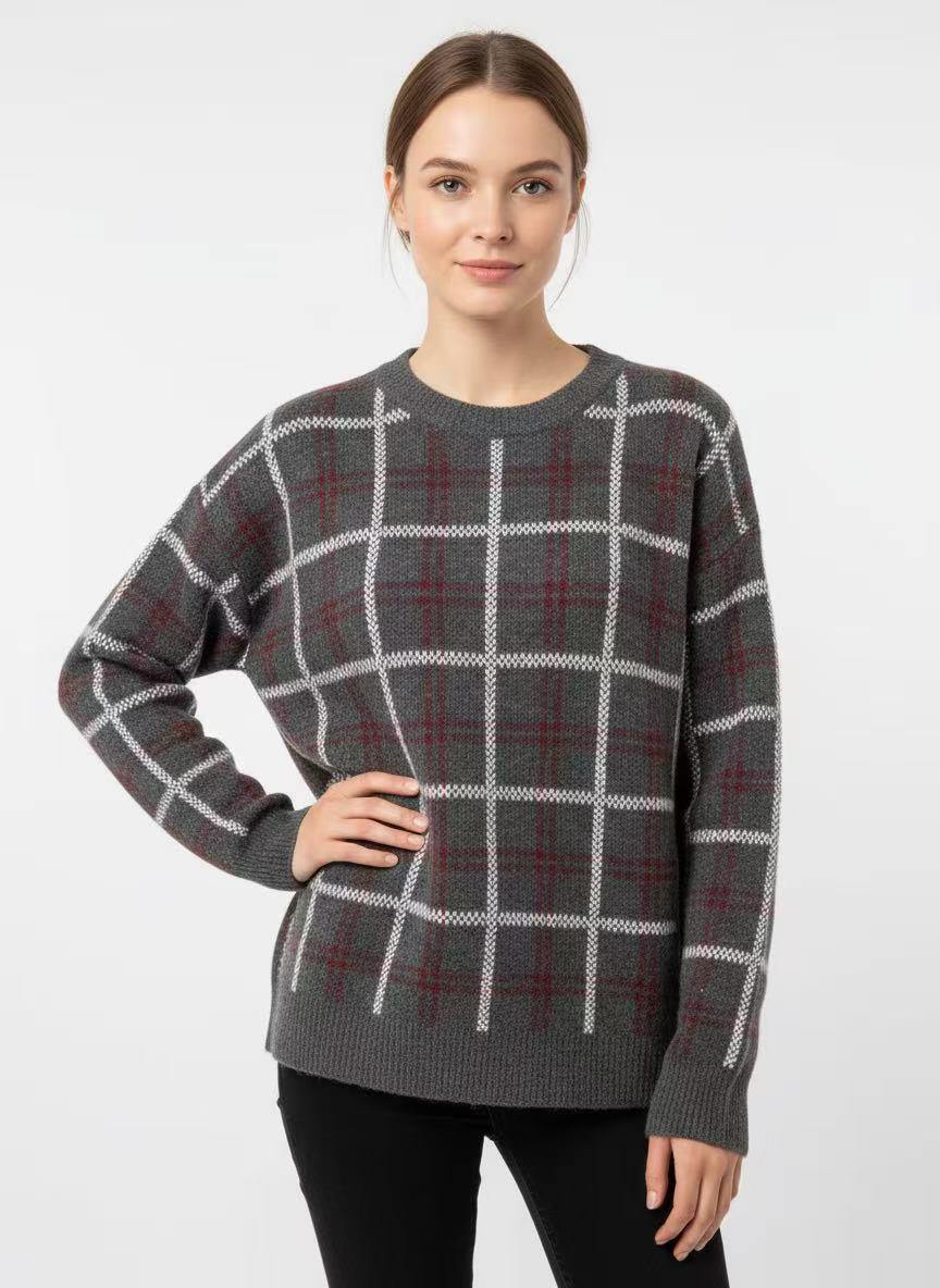 Cozy Checkered Vest - Image 1