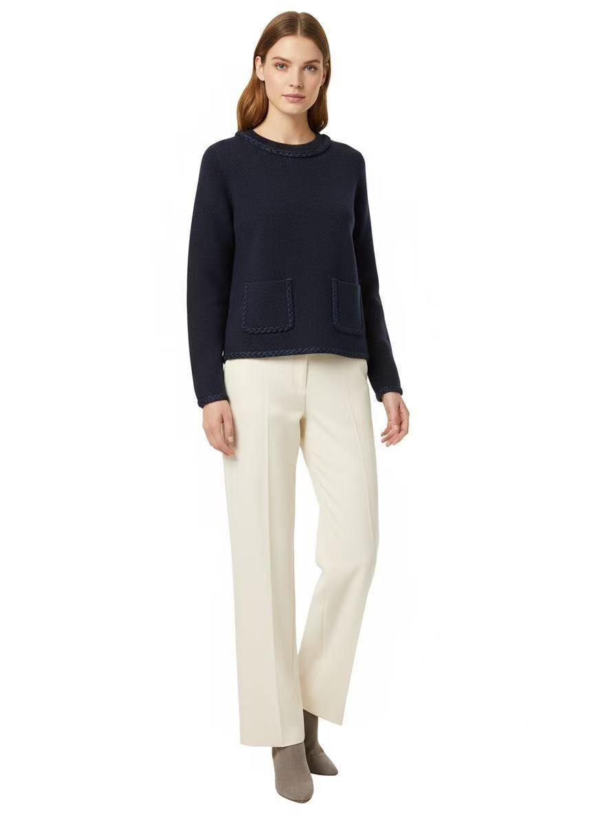Denim Pocket Sweater - Image 2