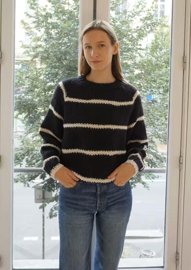 Comfort Striped Sweater - Image 1