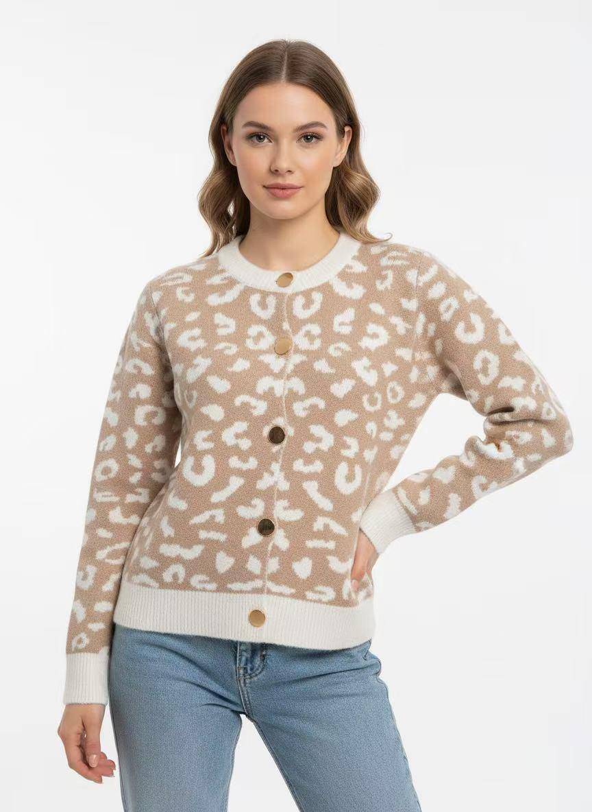 Cardigan leopardato chic - Image 2