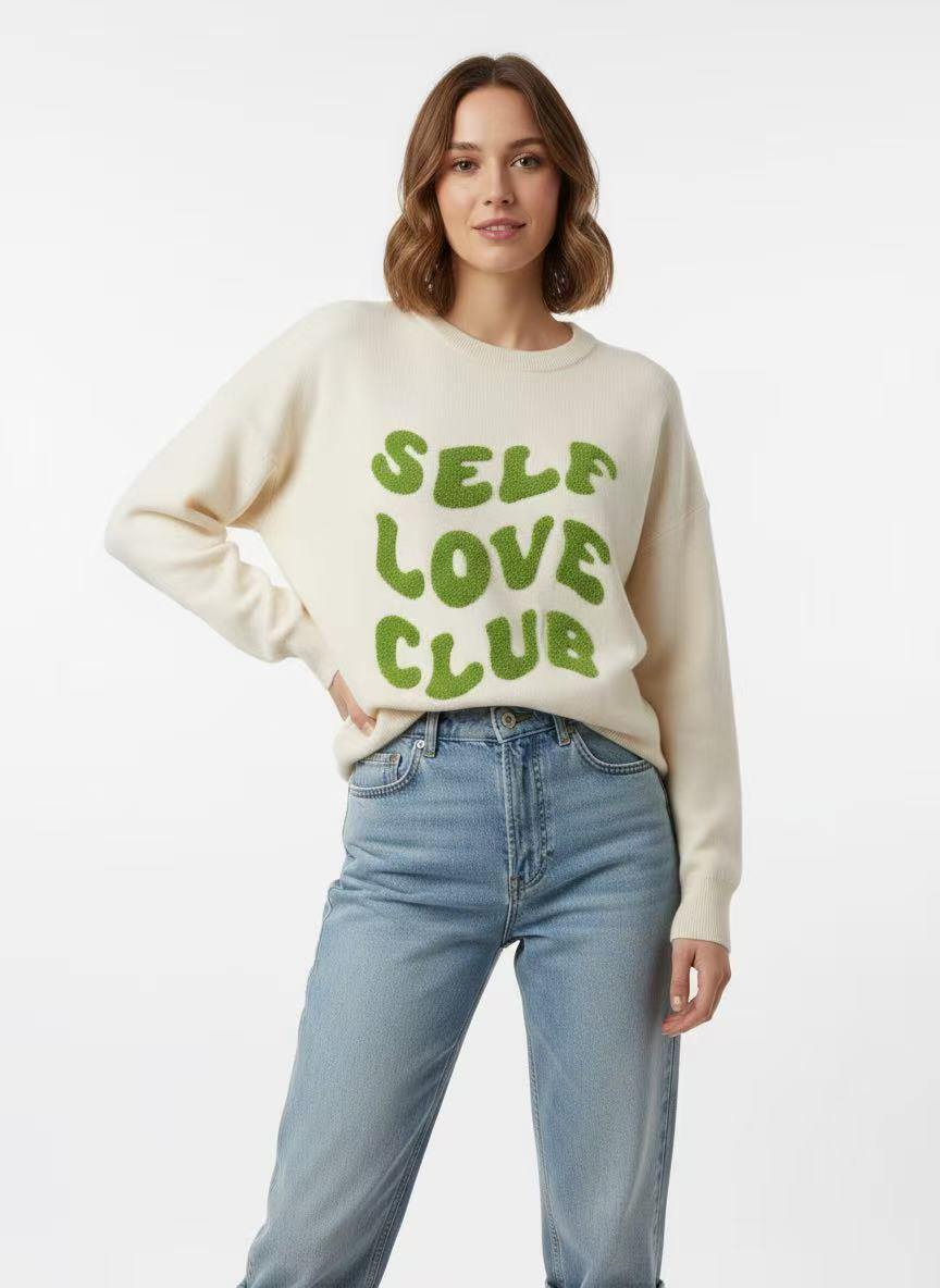 Self Love Club Sweater - Image 1