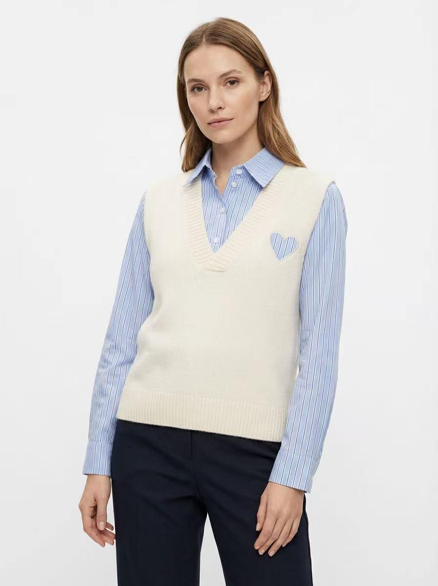 Maglione Camicia Cuore