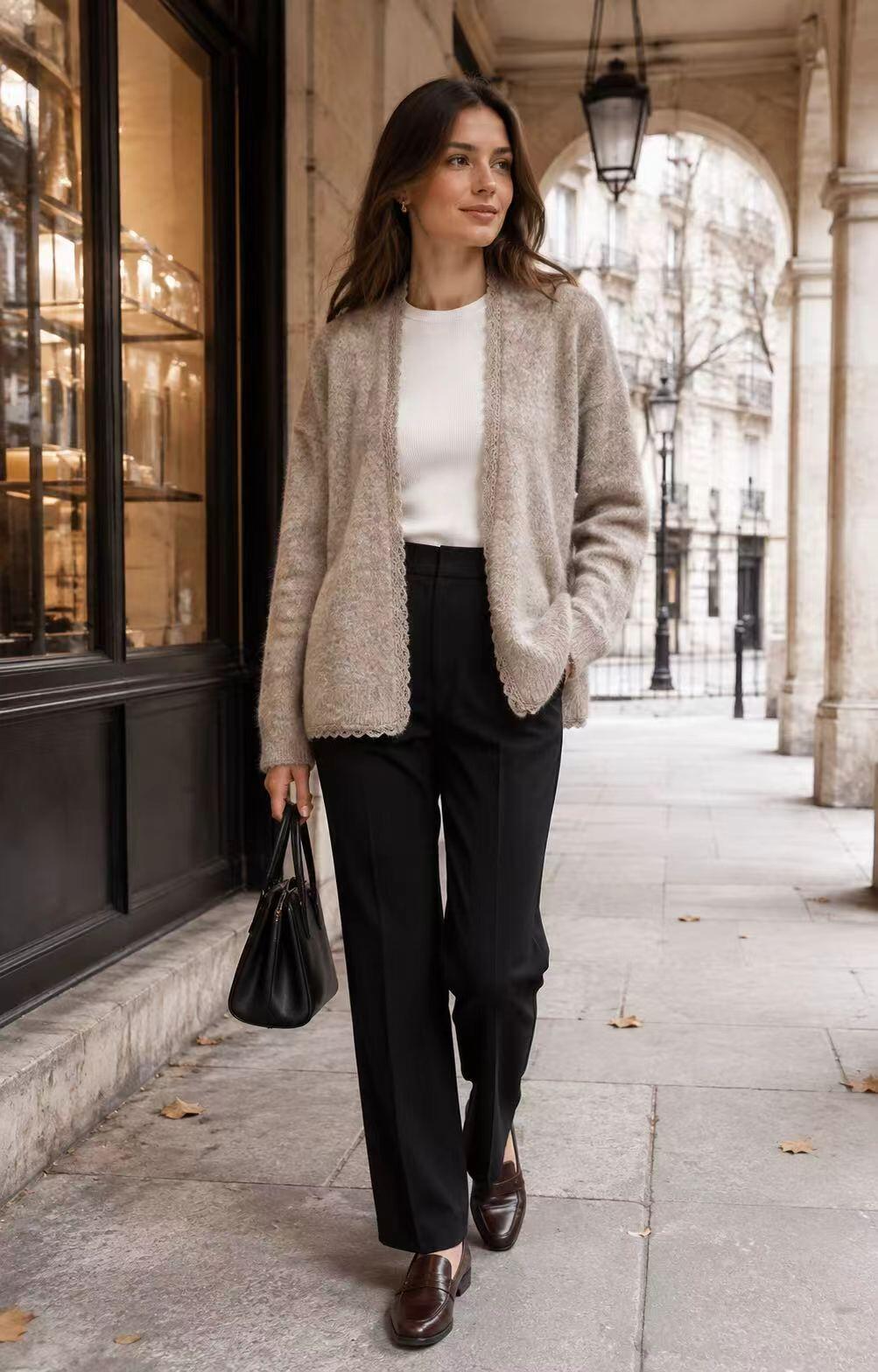 Grossiste Ciao Milano - Gilet ouvert en maille douce