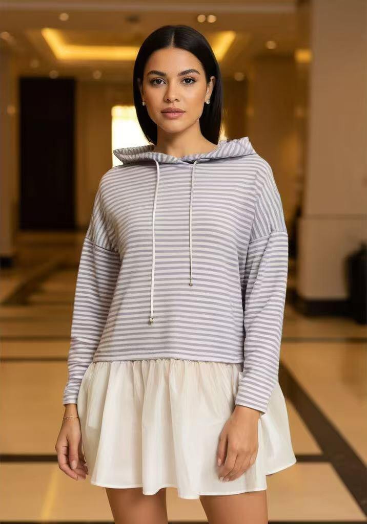 Sweatshirt aus doppeltem Material - Image 6