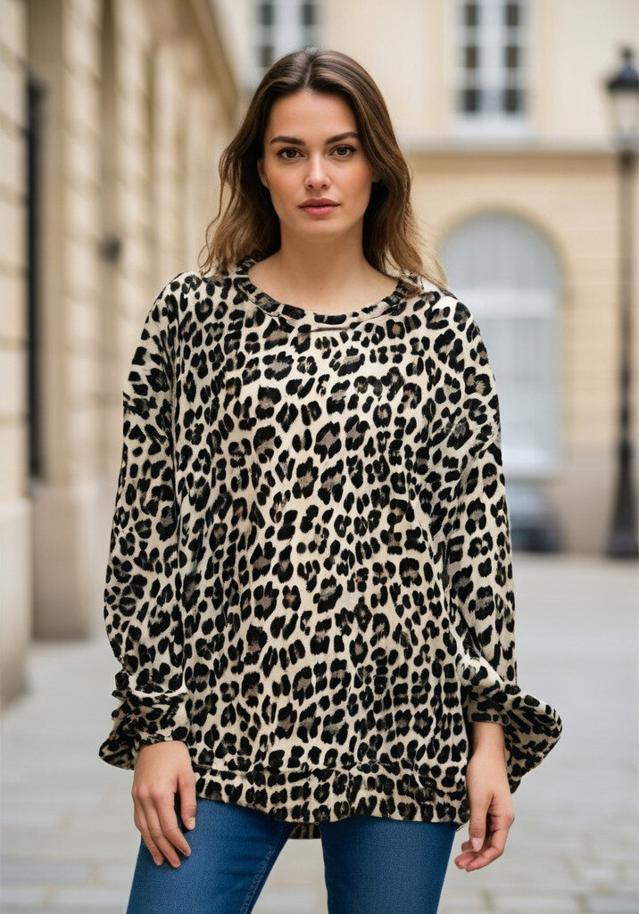 Wholesaler Ciao Milano - leopard sweatshirt