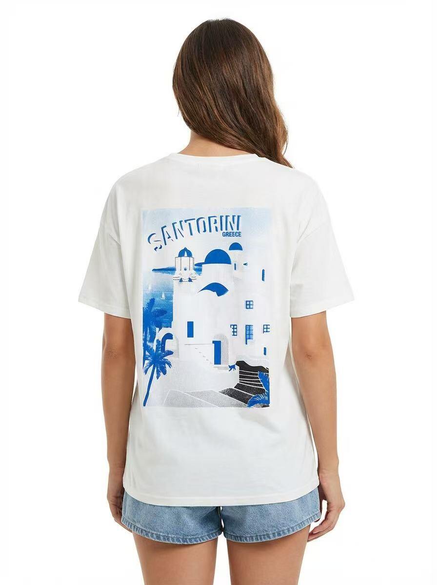 Santorini T-shirt - Image 8