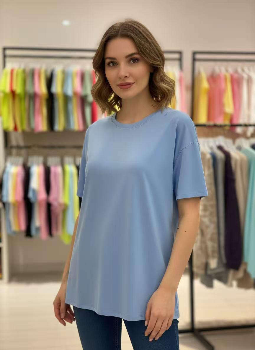 Solid Color T-Shirt - Image 8