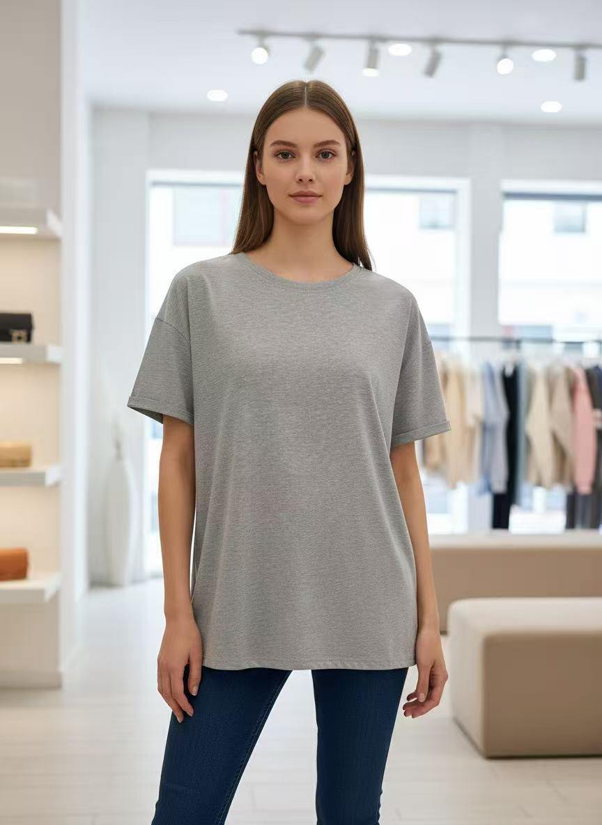 Solid Color T-Shirt - Image 2