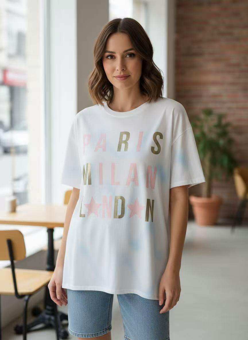 T-Shirt PARIS MILAN LONDON - Image 1