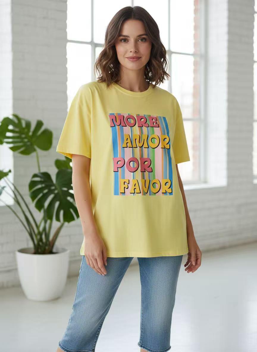 T-Shirt More Amor Por Favor - Image 3