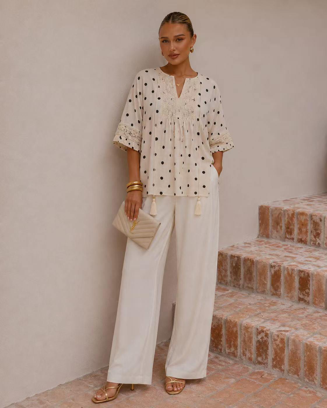Wholesaler Ciao Milano - Polka dot tops