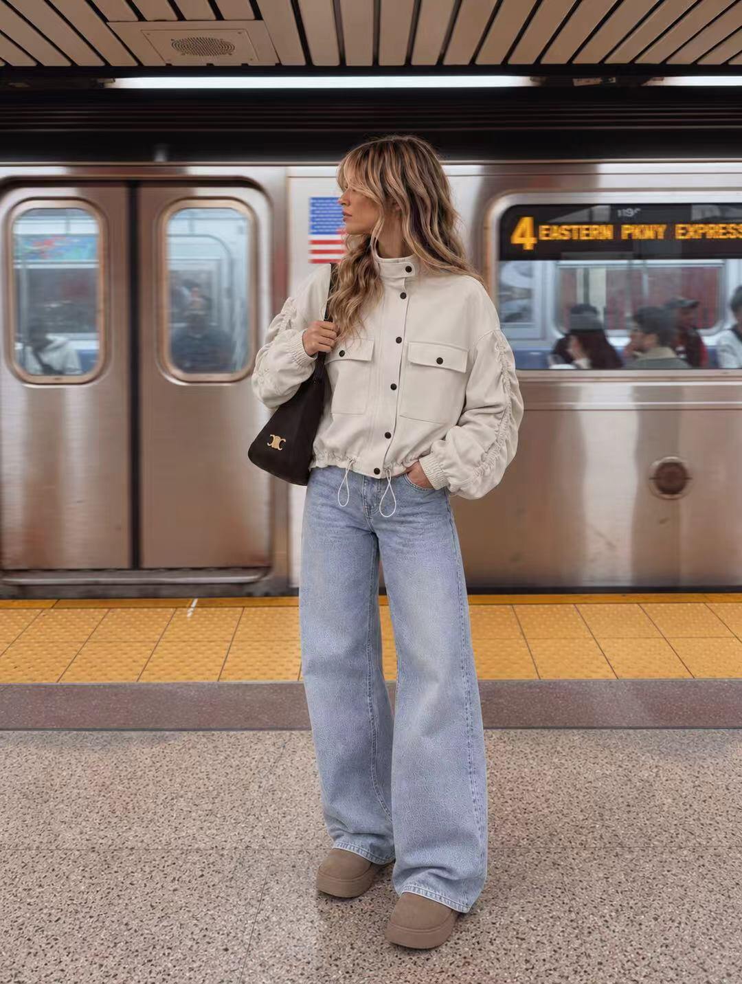 Großhändler Ciao Milano - Kurze Jacke mit hohem Kragen