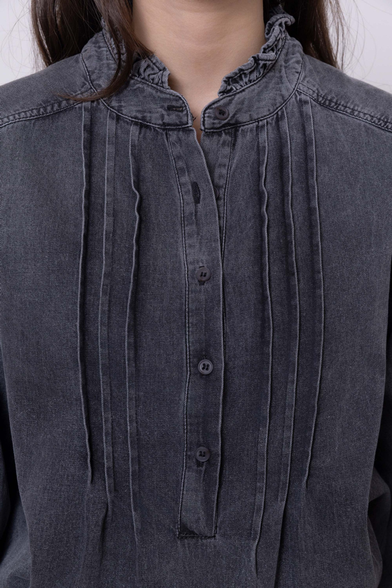 FEINE DENIMBLUSE - Grau 4 - Miniaturansicht