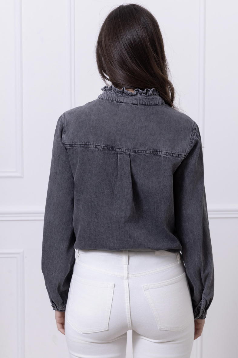 FEINE DENIMBLUSE - Grau 5 - Miniaturansicht