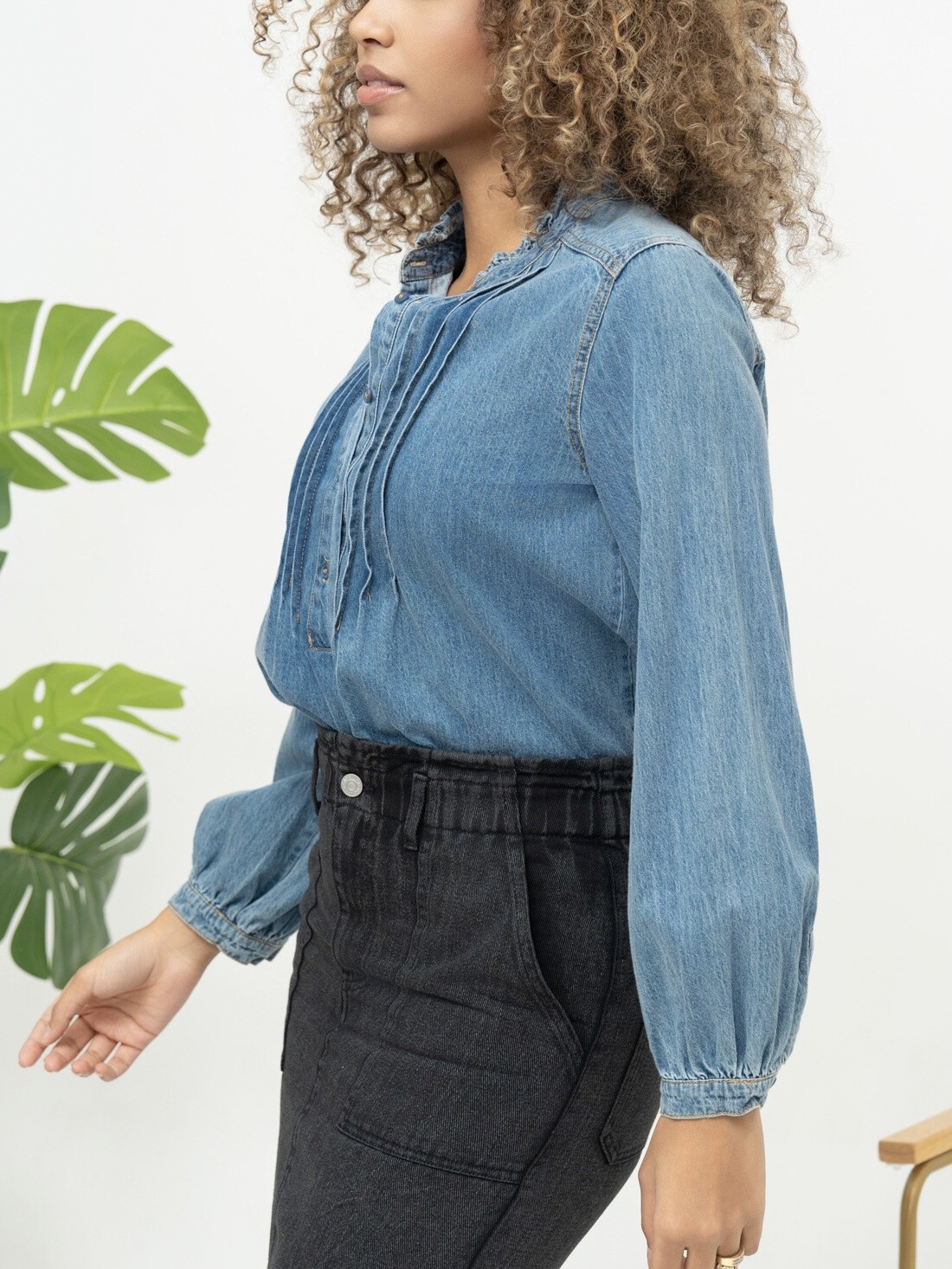 FEINE DENIMBLUSE - jeans - 4 - Großformat