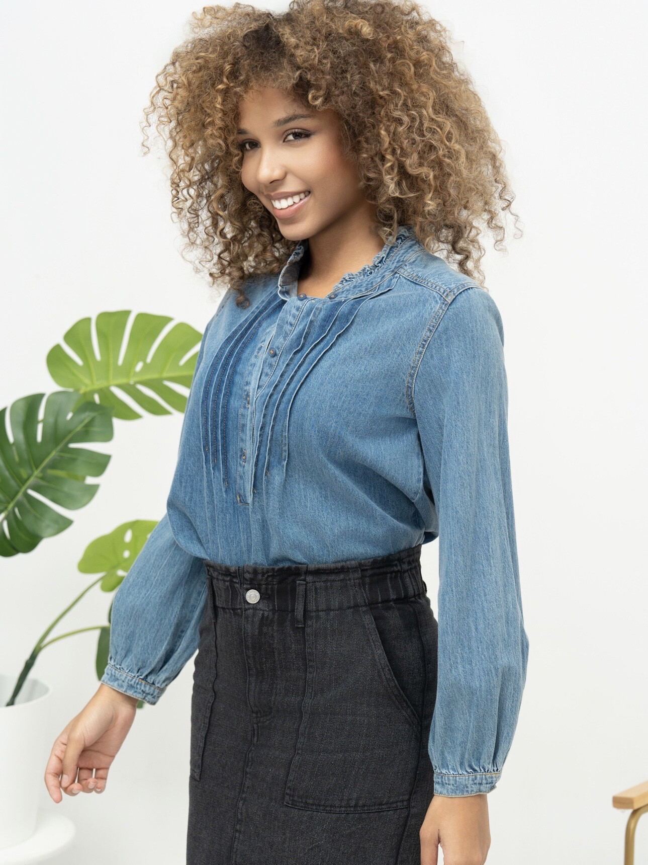 FEINE DENIMBLUSE - jeans - 2 - Großformat