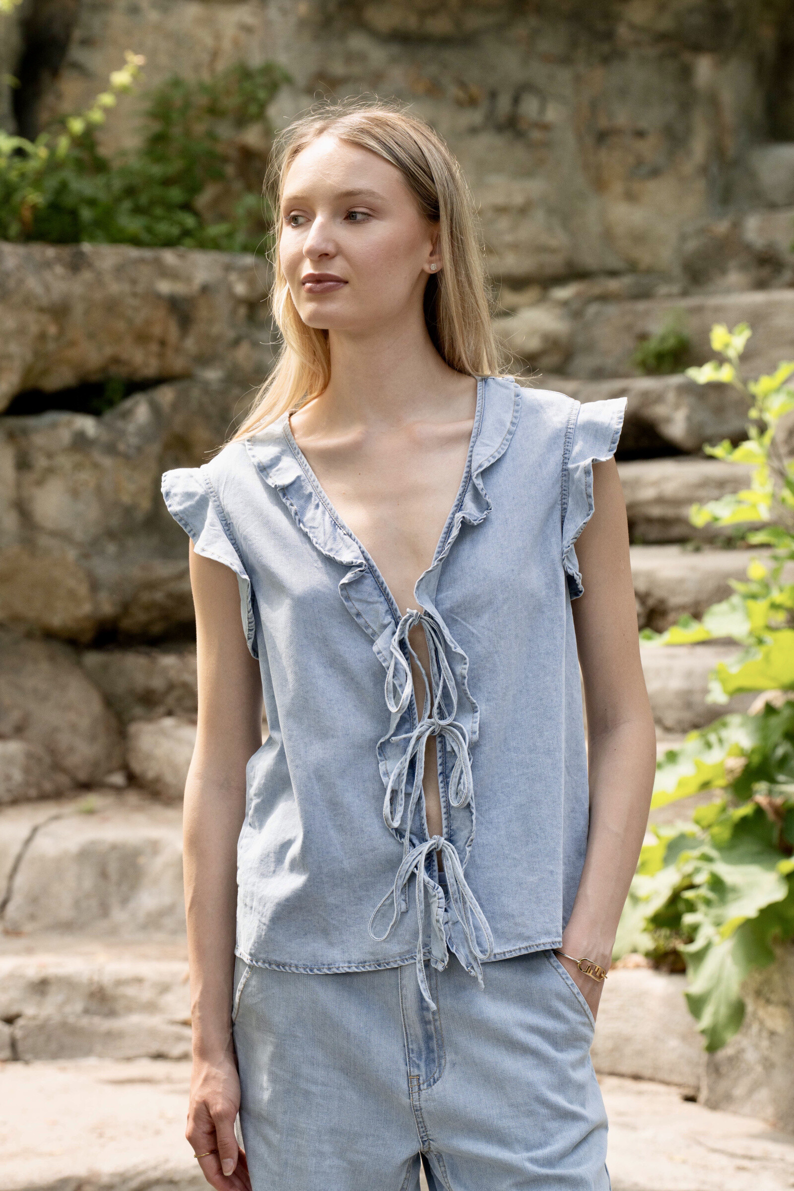 Großhändler Ciminy - JEANSBLUSE
