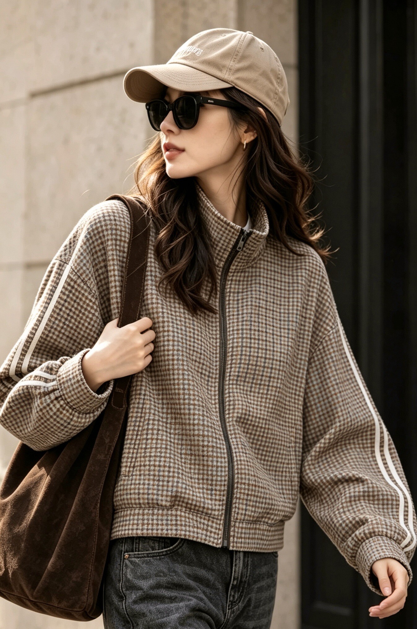 Mayorista Ciminy - Chaqueta de cuadros Maria
