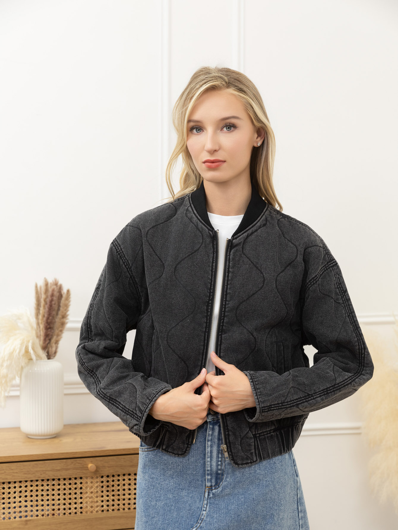 Grossiste Ciminy - BLOUSON MATELASSE