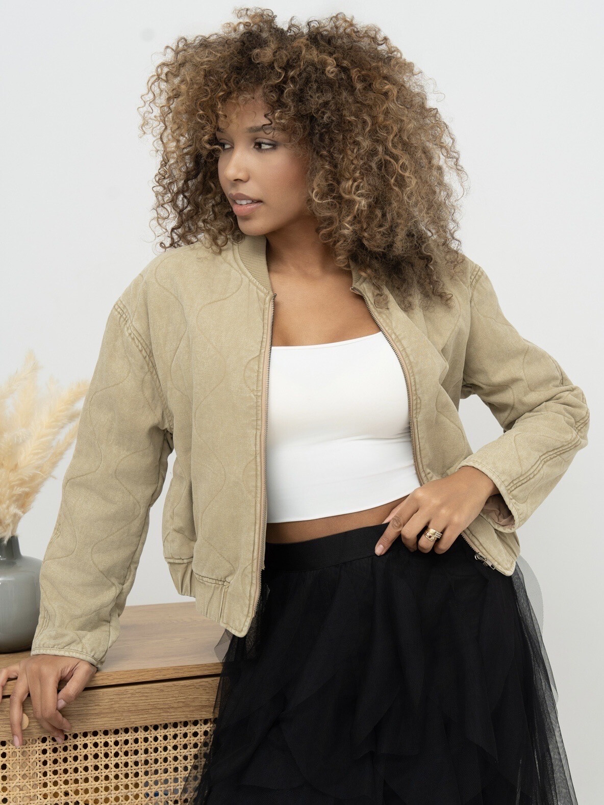 Grossiste Ciminy - BLOUSON MATELASSE
